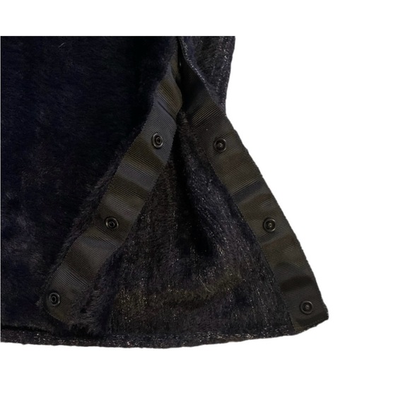 Stella & Dot Kaci Versatile 2 in 1 Soft Black Metallic Scarf - Picture 4 of 5